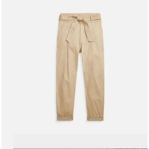 Polo Ralph Lauren Women's Twill Chino Pant Size 2 Preppy Academia Old Money NWOT